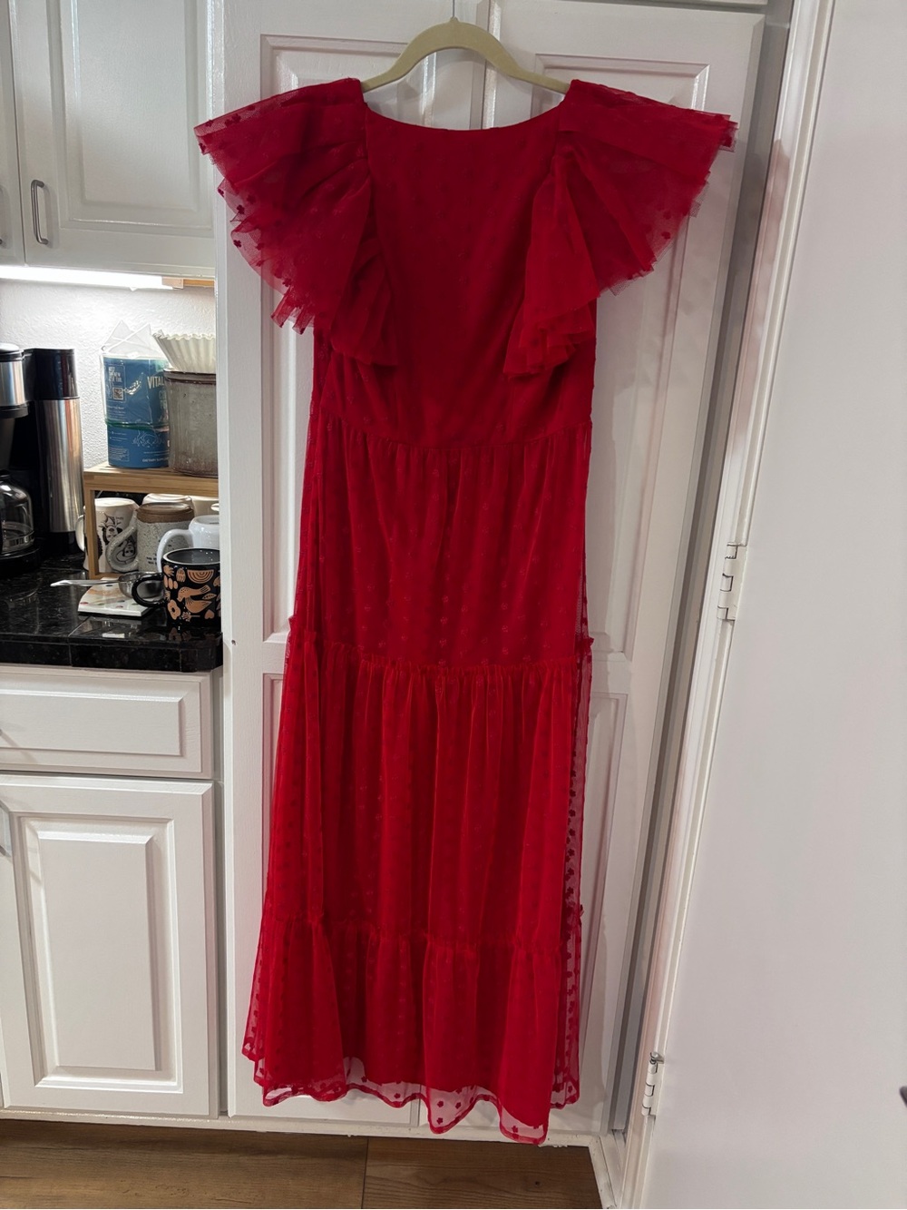 Tuckernuck Vibrant Giselle Ruffle Neck Dress - Picture 5 of 9